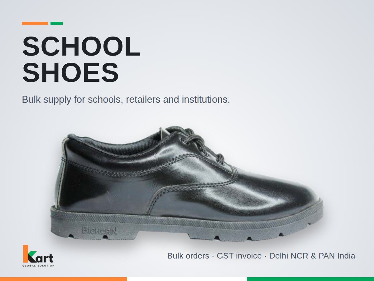 Black school shoe